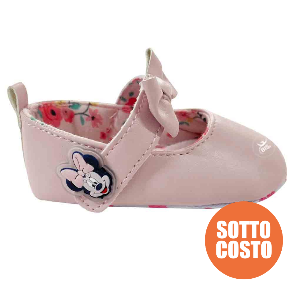 "Minnie" newborn flat shoes