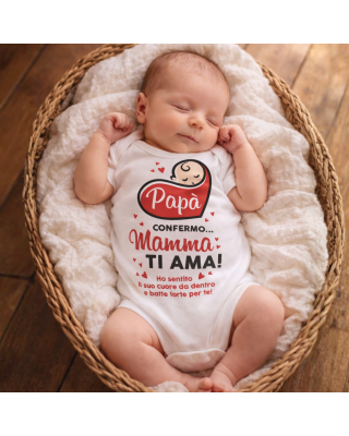 Newborn bodysuit "If mom says no... grandma says yes"!