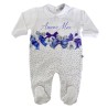 Tutina estiva neonata “Amore Mio” in jersey | BuyItalianStyle bis.it