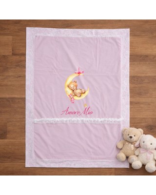 copy of Summer Blanket with lace details "Born to be a diva"