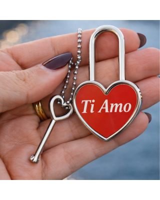 Lucchetto a Cuore “Ti Amo” – Regalo Romantico San Valentino