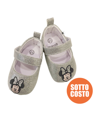 "Minnie" newborn flat shoes