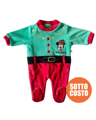 Winter newborn jumpsuit, "Mickey Mouse"