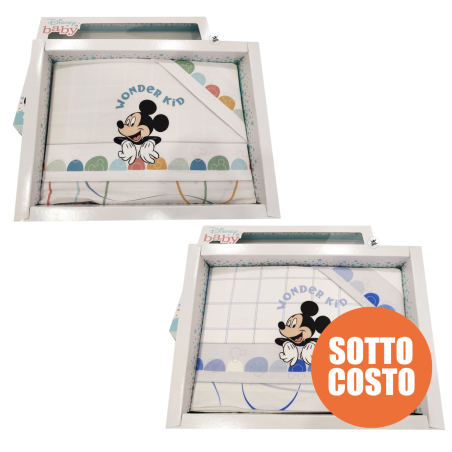 Set lenzuola "Wonder Kid Michey Mouse" da personalizzare