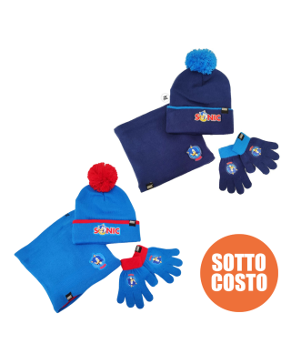 Little hat, scarf and gloves "BING" + name