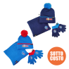 Little hat, scarf and gloves "BING" + name
