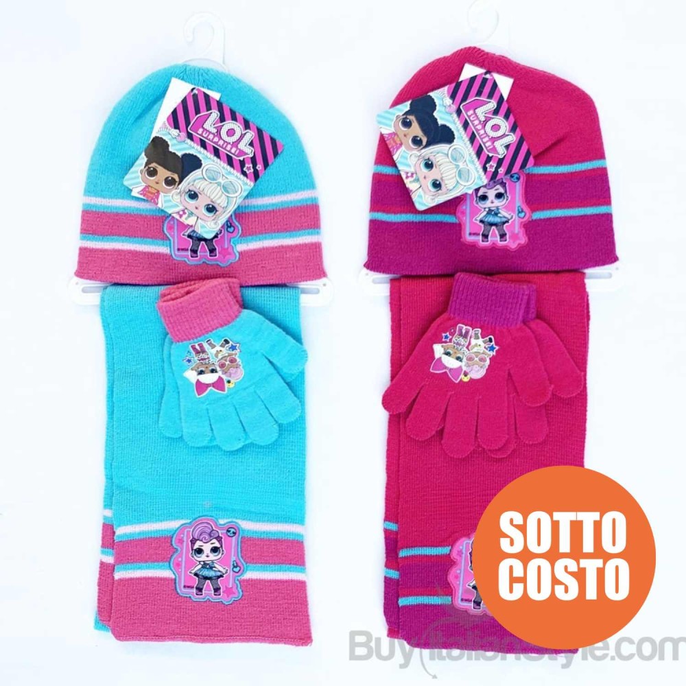 LOL + Name Kit: scarf, little hat and gloves