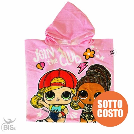 Poncho mare LOL SURPRISE da personalizzare con nome