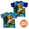 T-shirt bimbo "44 gatti" con nome