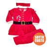 Completino Babbo Natale neonata  da personalizzare con nome