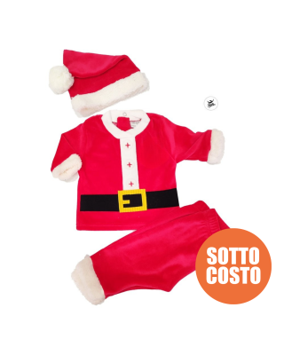 Completino Babbo Natale neonato da personalizzare con nome