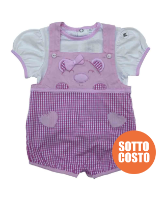 Salopette neonata "Orsetto"