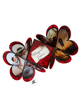 Biglietto "Cuore" da personalizzare con foto e testo