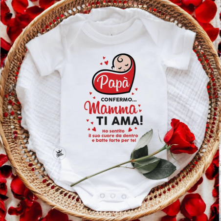 Body neonato - Idea Regalo San Valentino