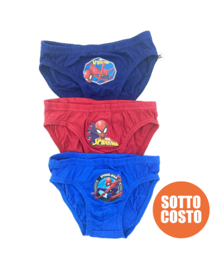 Tris mutandine "Spiderman" bimbo