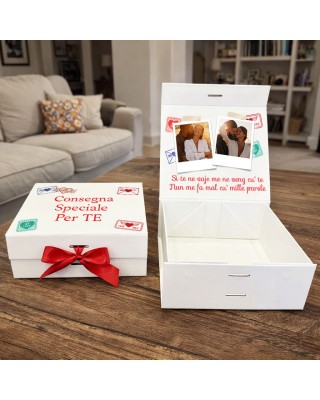 Scatola Regalo personalizzabile con foto e dedica