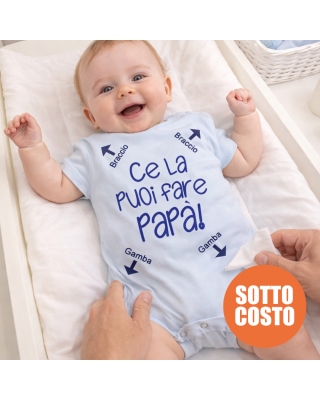 Baby romper "You can do it daddy"