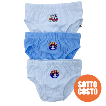 Tris mutandine "Michey mouse and friends"