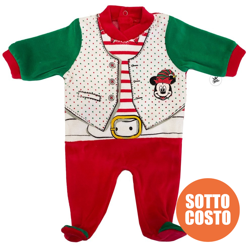 Winter newborn jumpsuit, "Mickey Mouse"