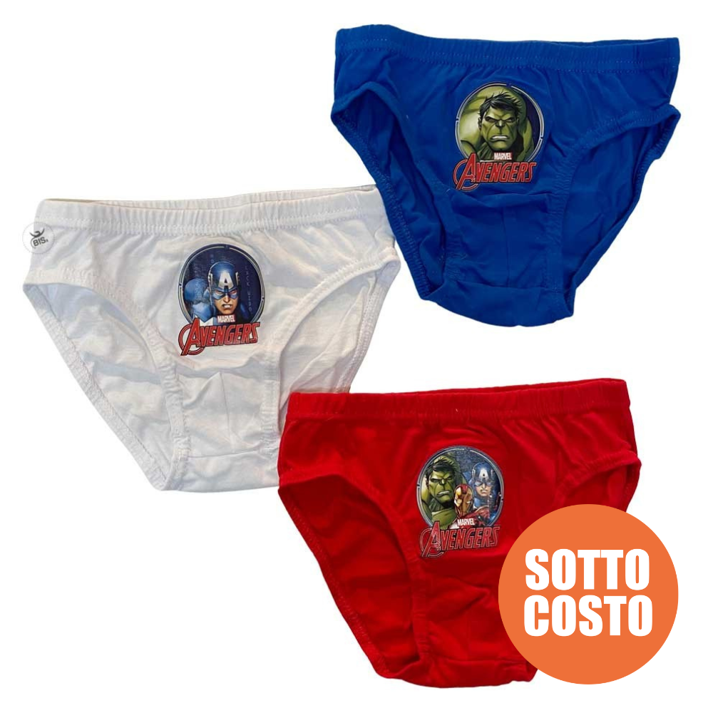 Tris mutandine  "Avengers"
