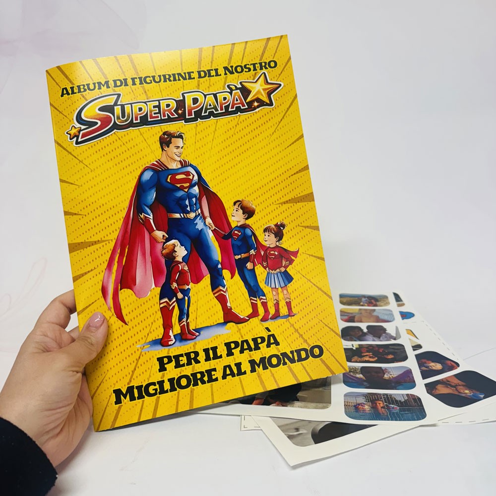 My super Dad's Stickers Album, to be personalized