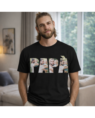 T-Shirt Papà Personalizzata con Foto | Regalo Originale Festa del Papà