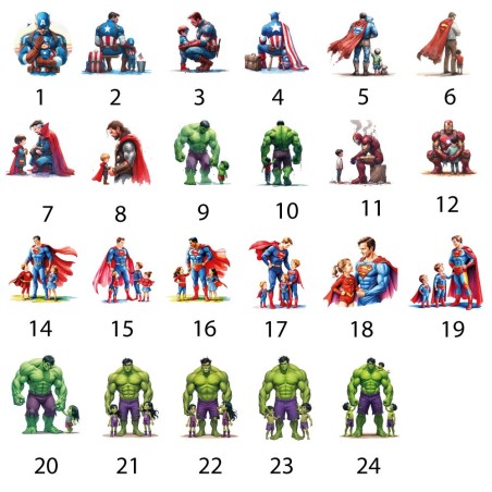 Box Festa del Papà T-Shirt Coordinata “SuperDad&Me”