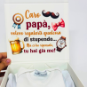 Gift Box Festa del Papà Coordinata T-Shirt e Body “La nostra prima Festa del Papà”