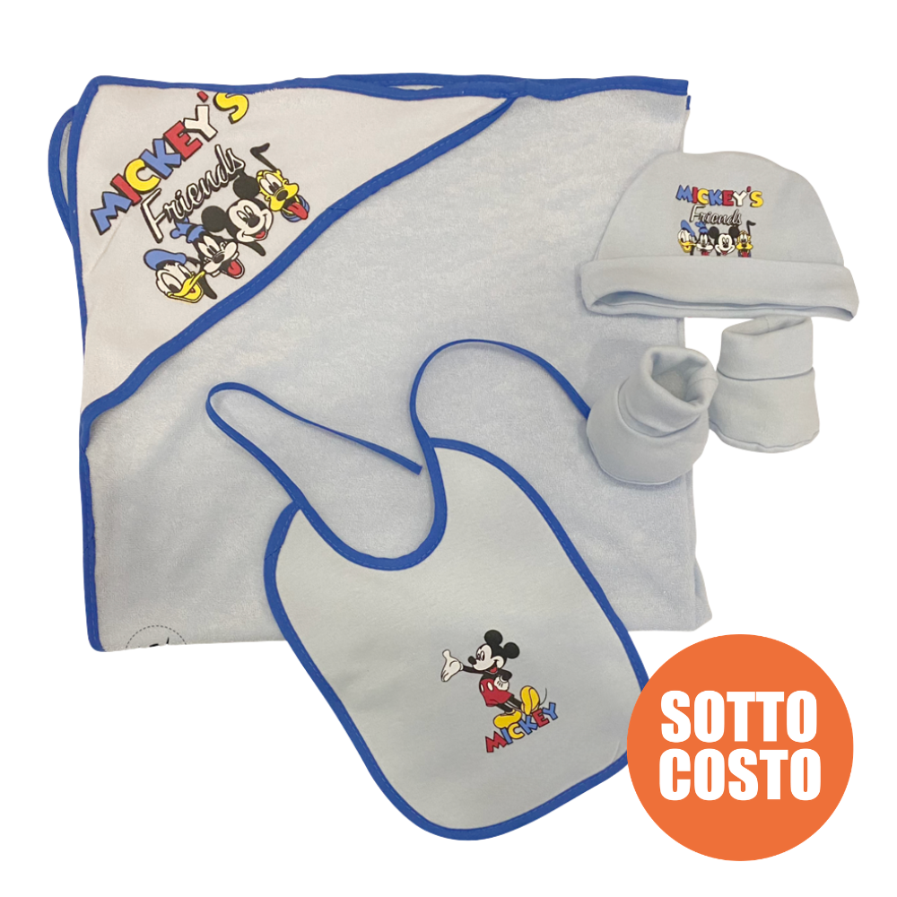 Corredino estivo Disney "Mickey's and friends" da personalizzare con n