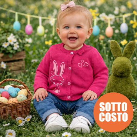 Cardigan neonata personalizzabile con nome