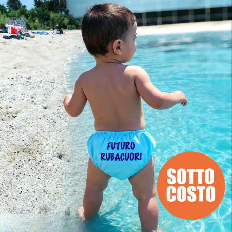 Costume pannolino neonato "Futuro Rubacuori"