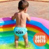 Newborn Nappy Swimsuit "Mini boss" print