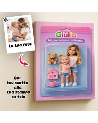 Stampa su Tela con Action Figure Personalizzata | Fotoquadro Canvas