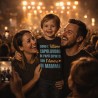 T-shirt bambino personalizzata concerto – “Sono l’ultimo capolavoro di papà dipinto con l’amore di mamma”