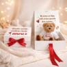 Scatola regalo con peluche personalizzabile per futura nonna | BIS