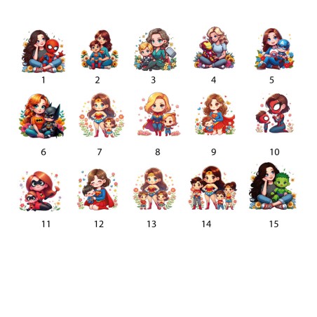 T-shirt Donna "Mom and me Hero"