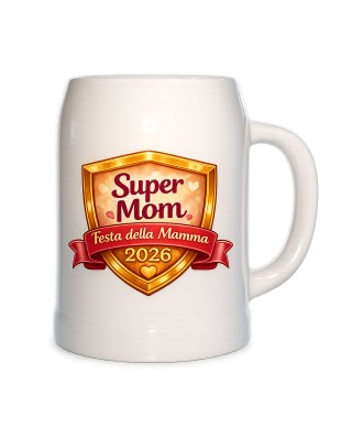 copy of Boccale birra in ceramica "Super Papà"