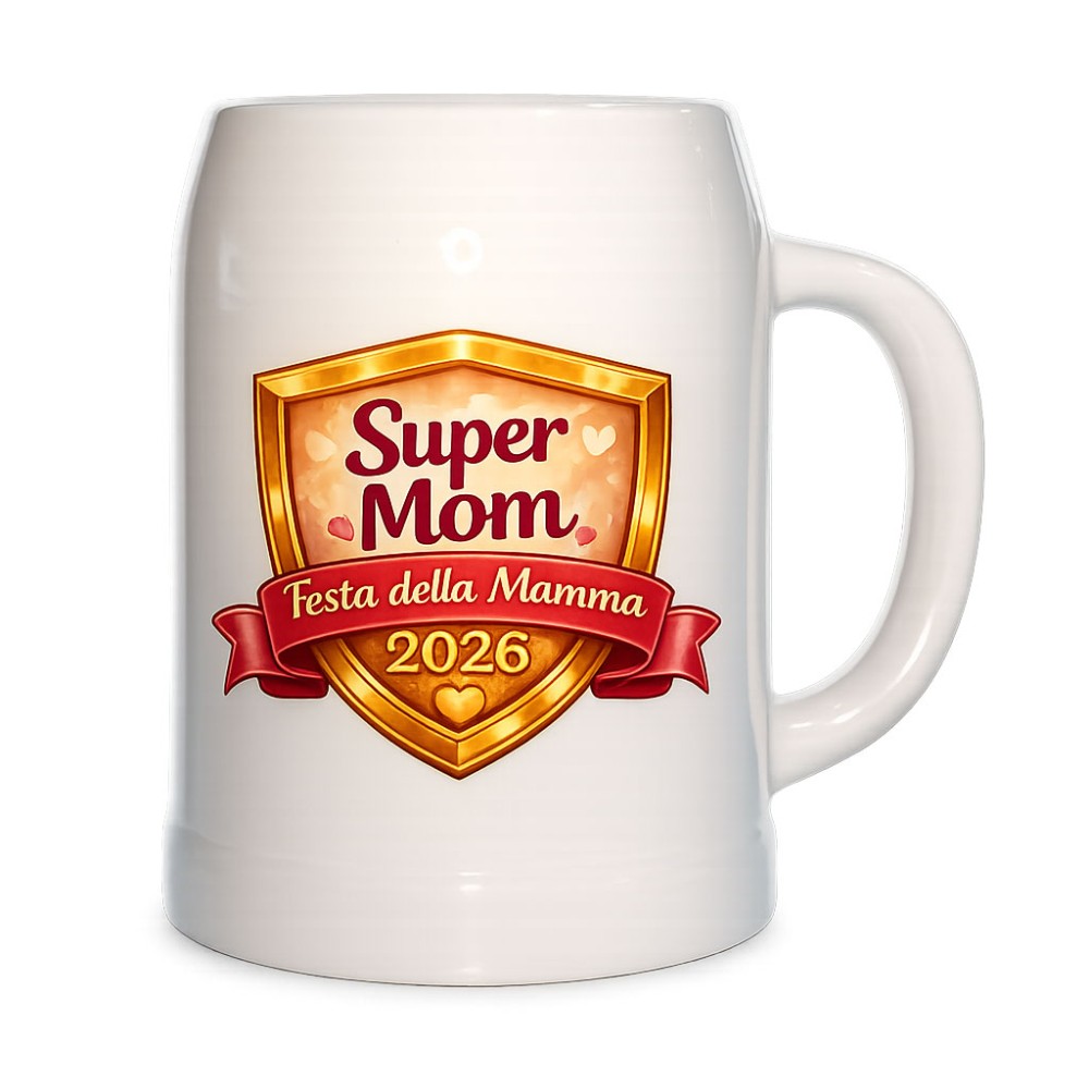 copy of Boccale birra in ceramica "Super Papà"