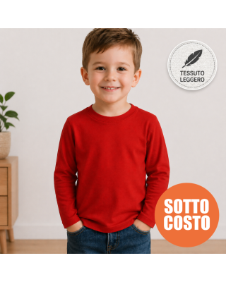 Maglia manica lunga bimbo tessuto leggero - SOTTO COSTO