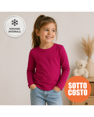 Maglia manica lunga bimba invernale - SOTTO COSTO