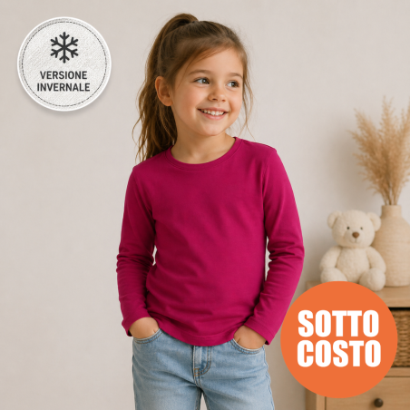 Maglia manica lunga bimba invernale - SOTTO COSTO