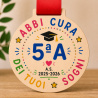 Medaglia Fine Anno Scuola Personalizzata Bambini | Diploma Asilo Elementari Regalo Maestra