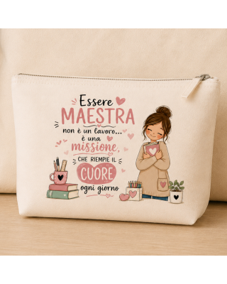 Pochette Maestra Tender School | Regalo Fine Anno per Insegnante