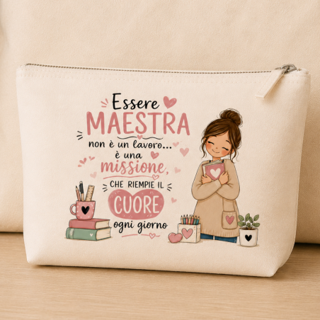 Pochette Maestra Tender School | Regalo Fine Anno per Insegnante