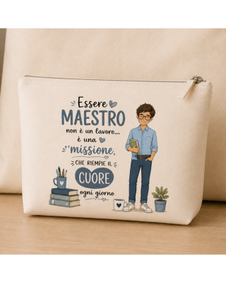 Pochette Maestro Tender School | Regalo Fine Anno per Maestro