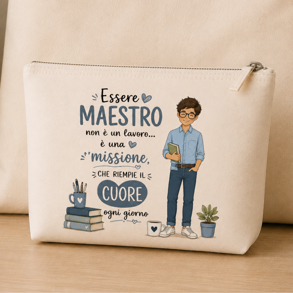 Pochette Maestro Tender School | Regalo Fine Anno per Maestro
