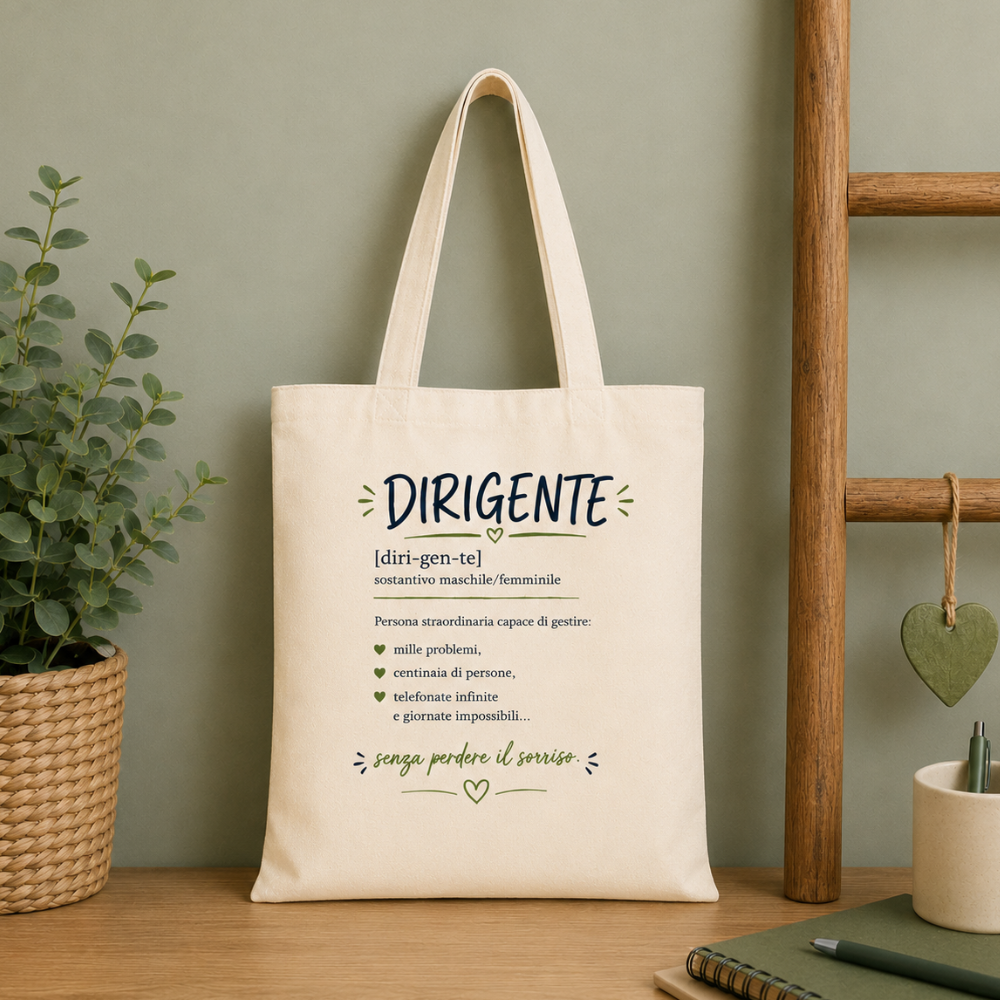Shopper Dirigente Scolastico Personalizzata | Regalo Fine Anno