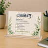 Targa Dirigente Scolastico con Confezione Regalo | Idea Fine Anno