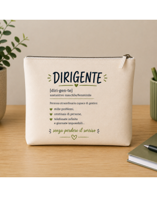Pochette Dirigente Scolastico Personalizzata | Regalo Scuola