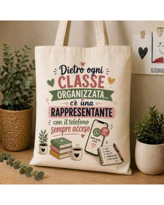 Shopper Rappresentante di Classe | Idea Regalo Fine Anno